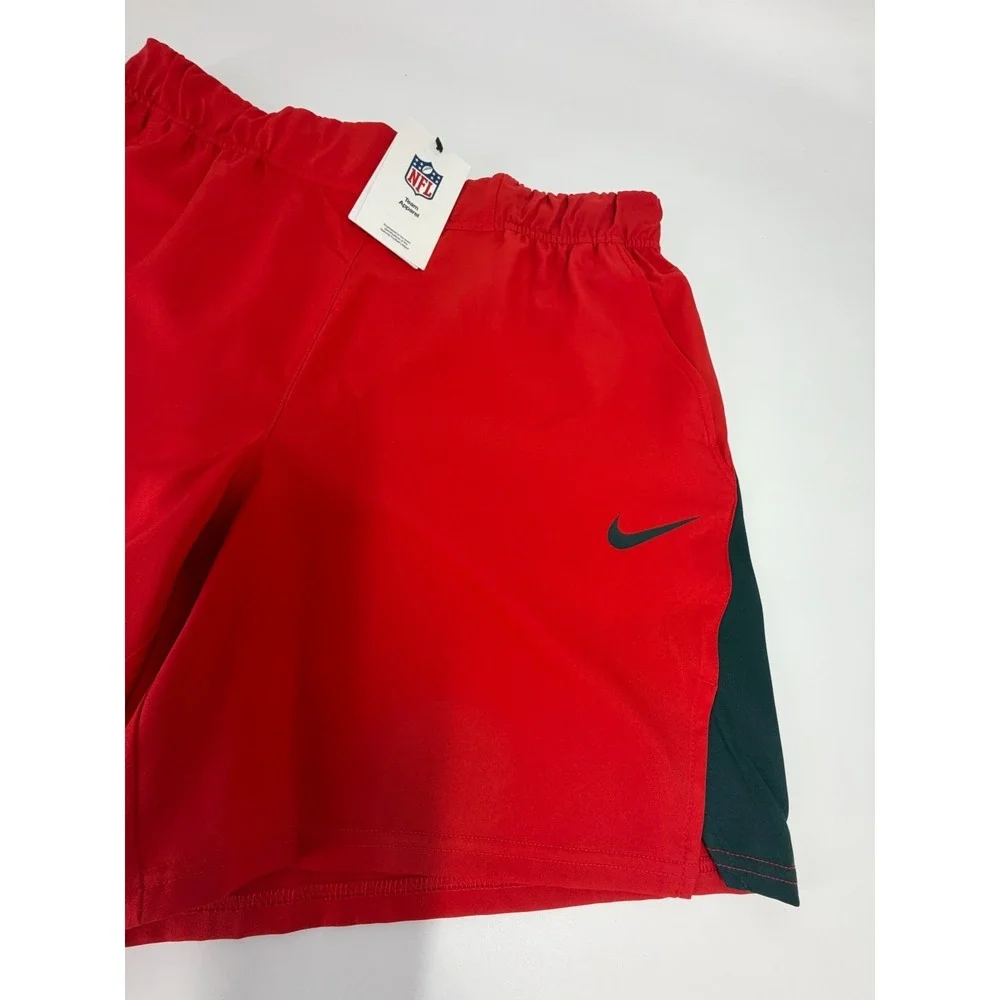 Nike Kansas City Chiefs Mens‎ Red Black Dri Fit Victory Shorts 7